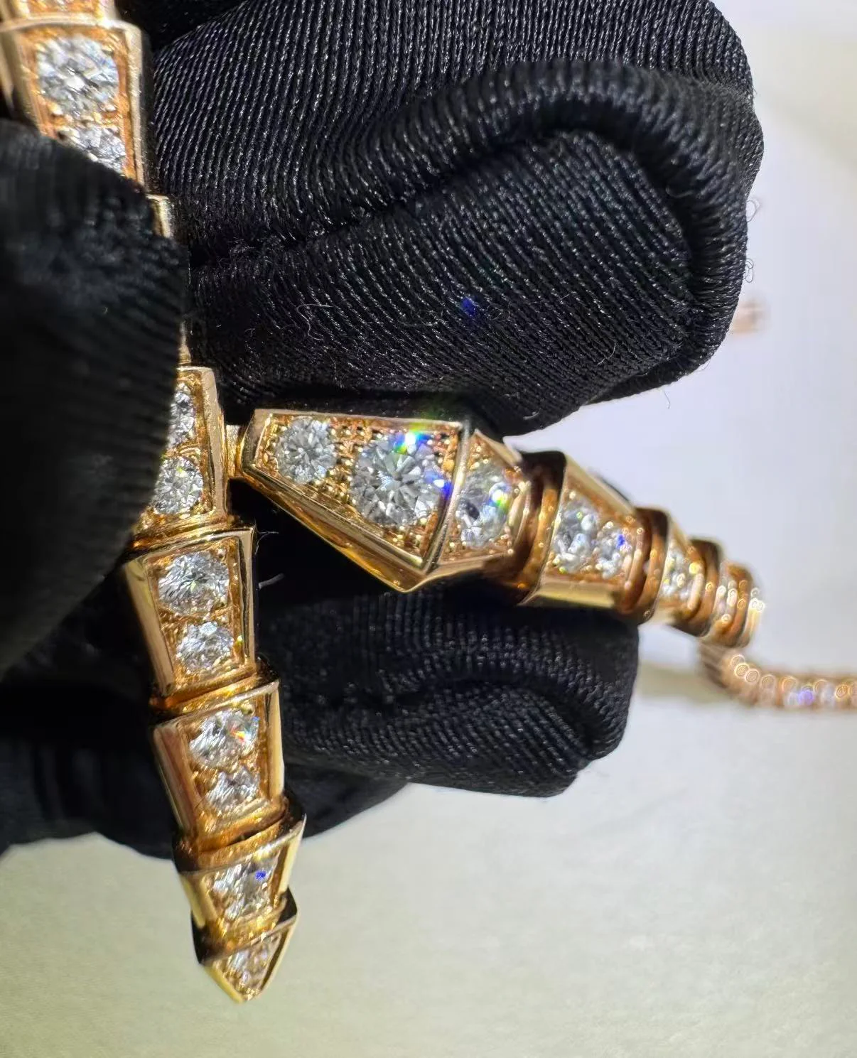 [GALE]HAUTE COUTURE GOLD SERPENTI NECKLACE