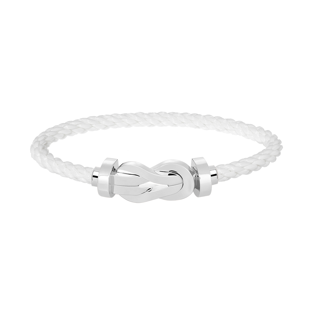 [GALE]CHANCE LARGE 8 FIGURE BUCKLE NO DIAMOND BRACELET SILVER
