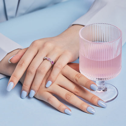 [NOVO]ユニークなカラフルなエメラルドカットのパーティーリング