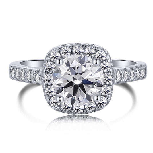 [GALE]Dazzling Resplendent Round Cut Wedding Ring