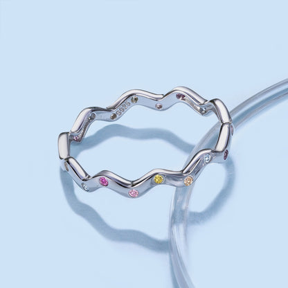 [NOVO]華やかなラウンドカットのデイリーリング