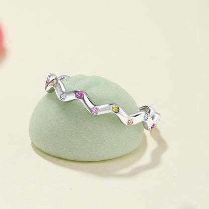 [NOVO]華やかなラウンドカットのデイリーリング