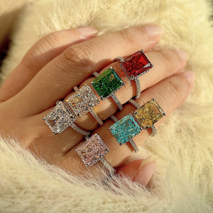 [NOVO]4.0カラットのラグジュアリーエンゲージリング