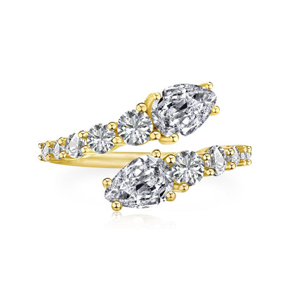 [NOVO]繊細で生き生きとしたスネークシェイプのデイリーリング