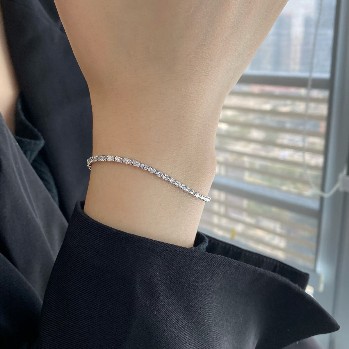 [NOVO] Elegantes Armband im Smaragdschliff für jeden Tag