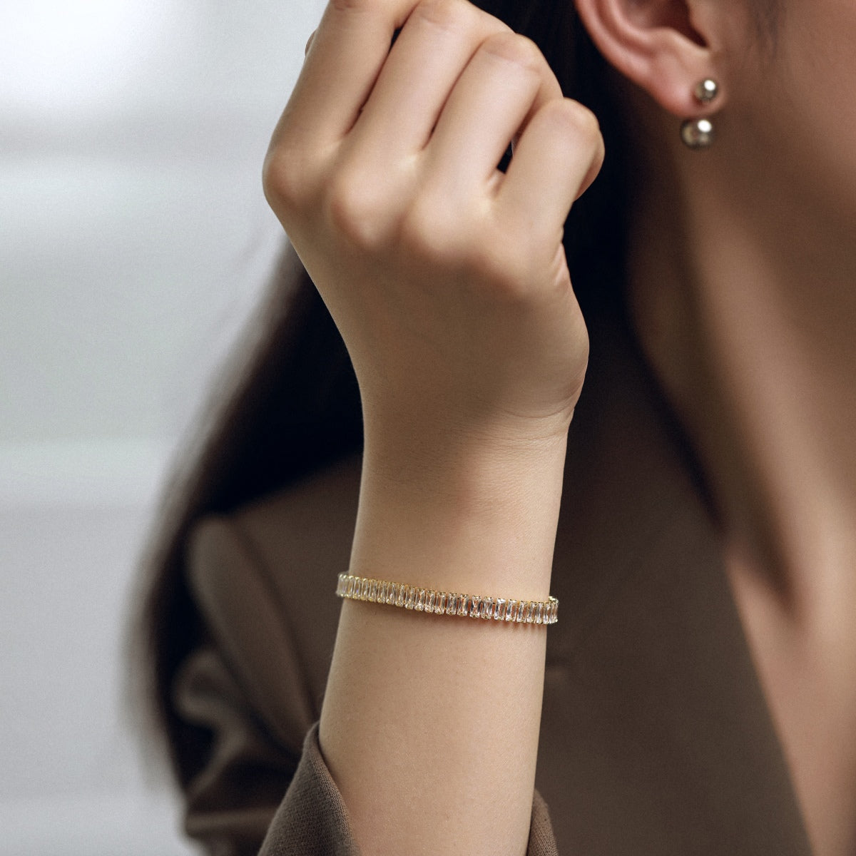 [NEU] Exquisites Armband im Smaragdschliff für jeden Tag