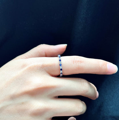 [NOVO]絶妙なカラフルなラウンドカットテニスリング