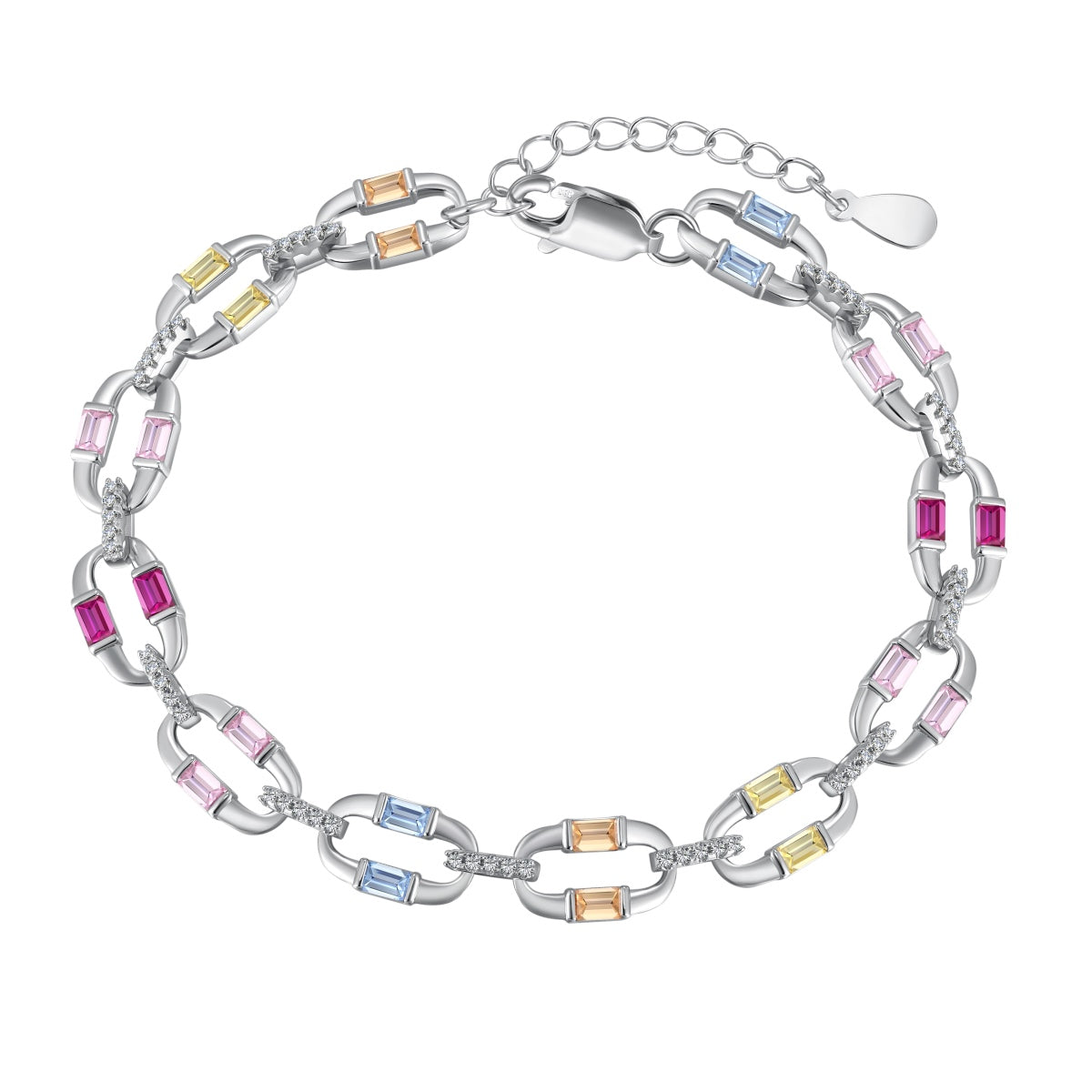 [GALE]Dazzling Colorful Daily Bracelet