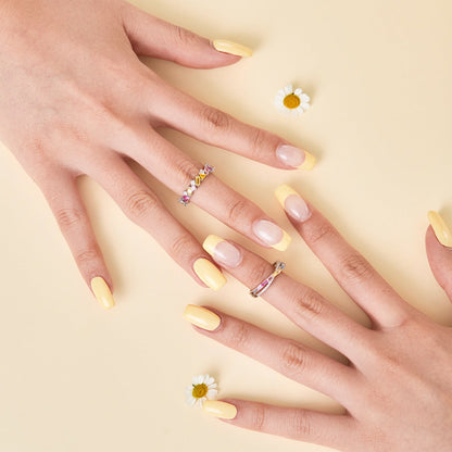 [NOVO]まばゆいばかりの多色マルチカットデイリーリング