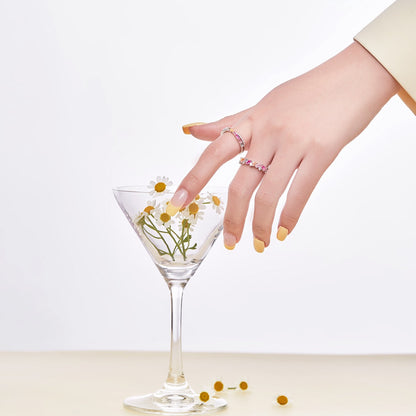 [NOVO]まばゆいばかりの多色マルチカットデイリーリング