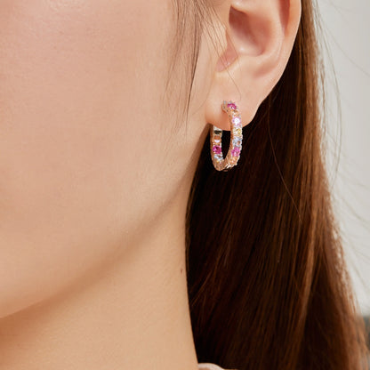 [GALE]Unique Round Cut Daily Earrings