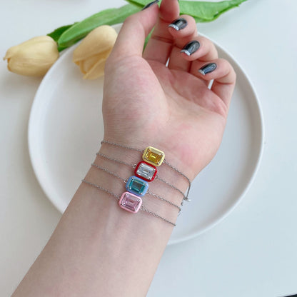 [NEU] Funkelndes, farbenfrohes Armband mit 2,0 Karat Smaragdschliff für jeden Tag