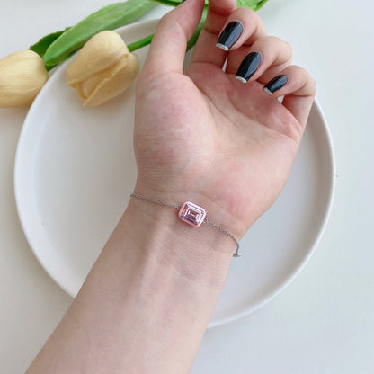 [NEU] Funkelndes, farbenfrohes Armband mit 2,0 Karat Smaragdschliff für jeden Tag