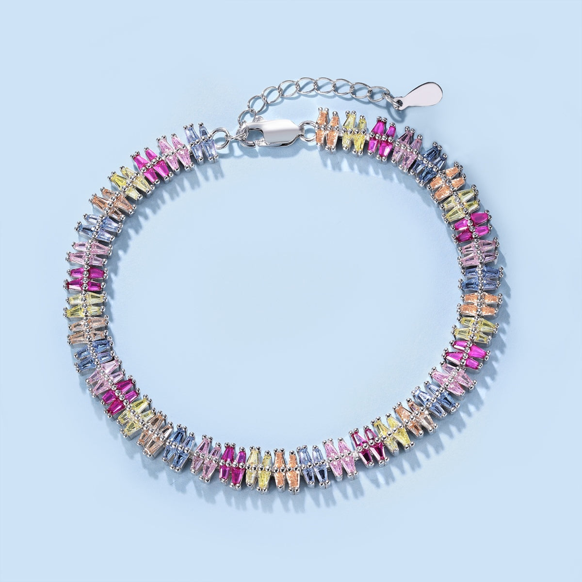 [GALE]Sparkling Exquisite Multi Cut Party Bracelet