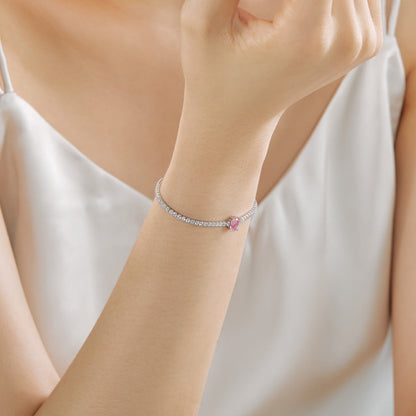 [NEU] 0,75 Karat Exquisites Armband im Ovalschliff für jeden Tag