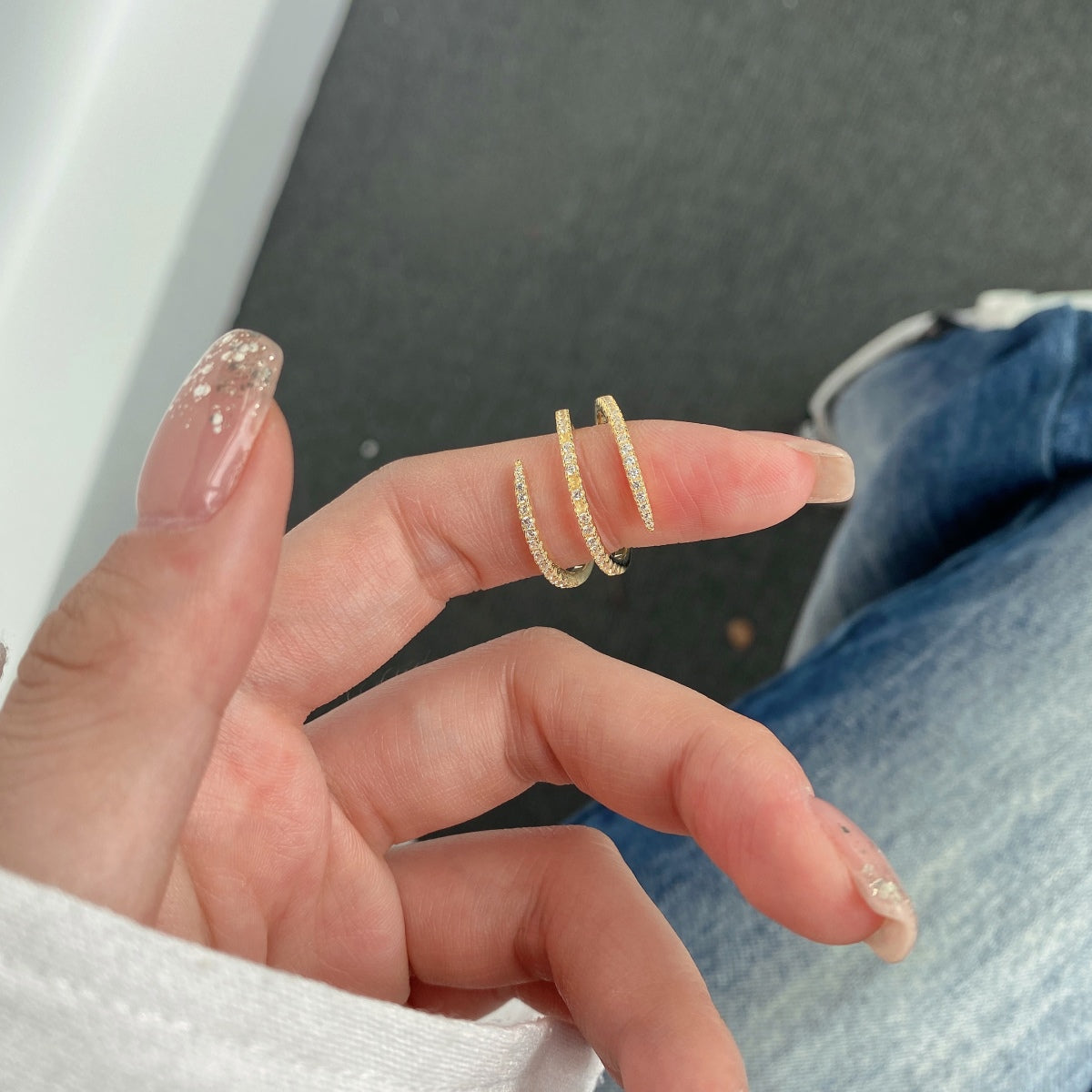 [GALE]Unique Vibrant Entangle Daily Ring