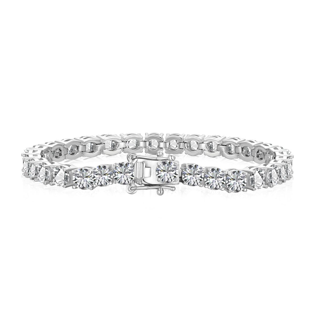 [GALE]Ornate Sparkling Round Cut Wedding Bracelet