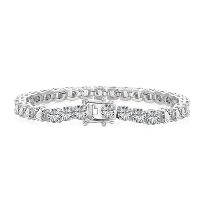 [GALE]Ornate Sparkling Round Cut Wedding Bracelet