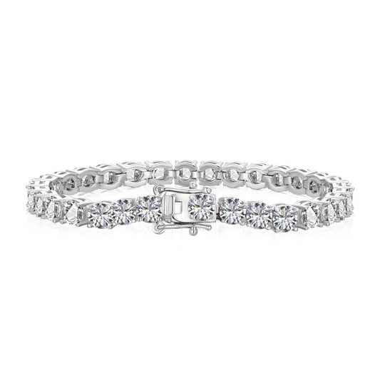 [GALE]Ornate Sparkling Round Cut Wedding Bracelet
