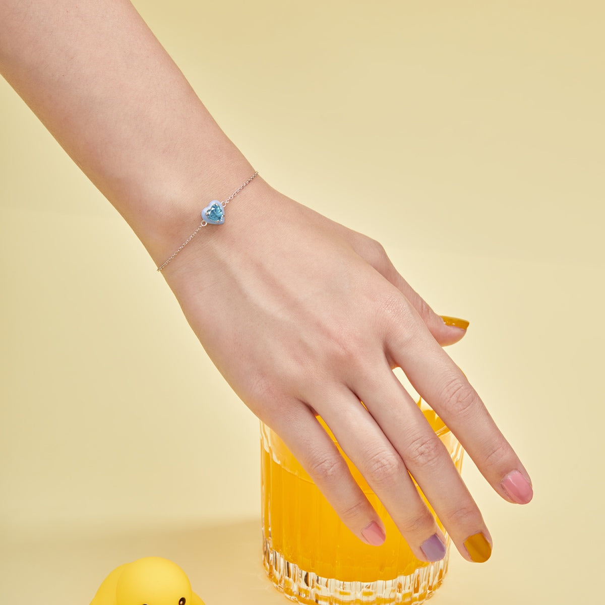 [NOVO] Funkelndes romantisches Armband in Herzform für Verliebte