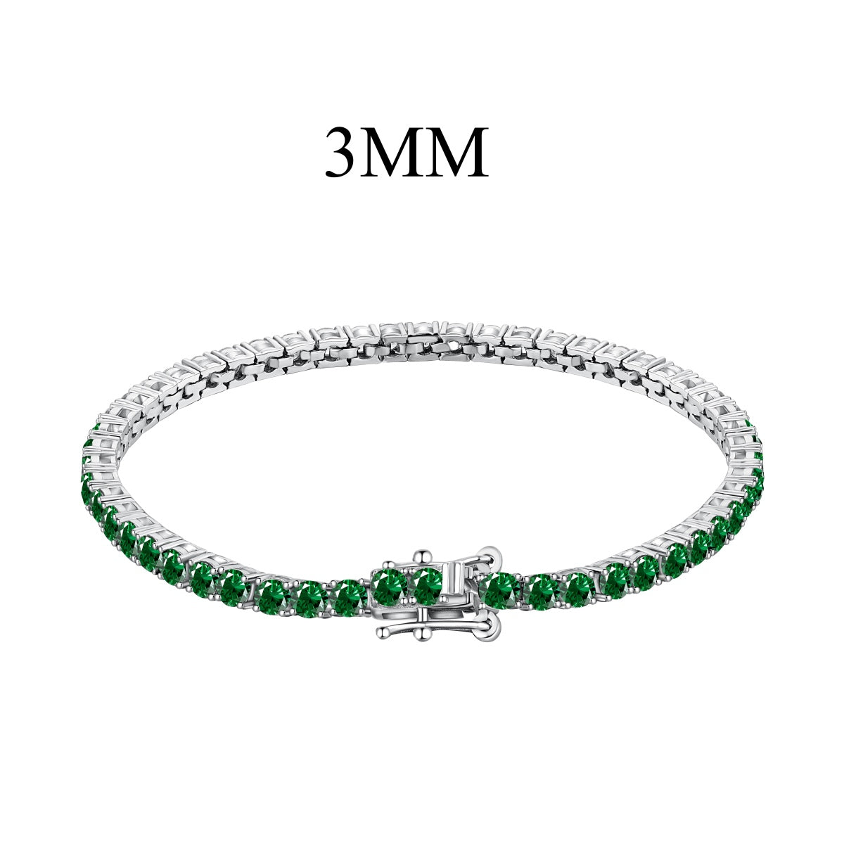 [GALE]Radiant Colorful Round Cut Party Bracelet