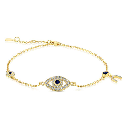 [GALE]Dainty Eye Shape Necklace