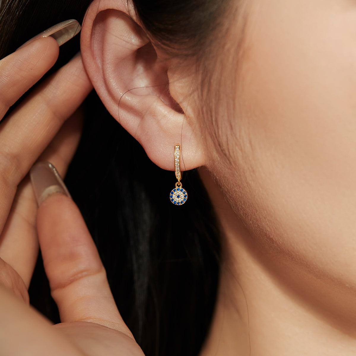 [GALE]Unique Devil Eye Earrings