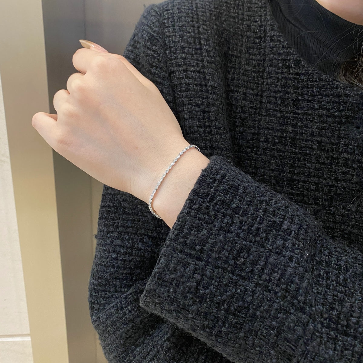 [NOVO] Elegantes Armband im Smaragdschliff für jeden Tag