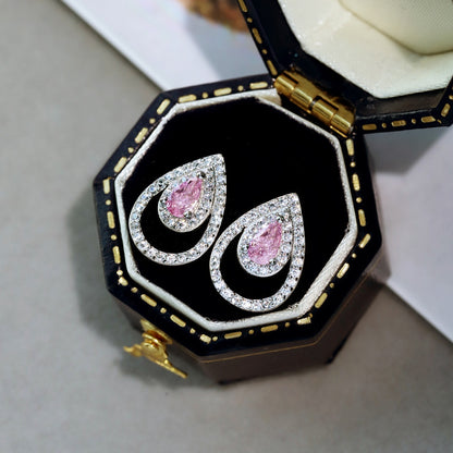 [NOVO] Funkelnde, zarte Ohrringe in Tropfenform für jeden Tag