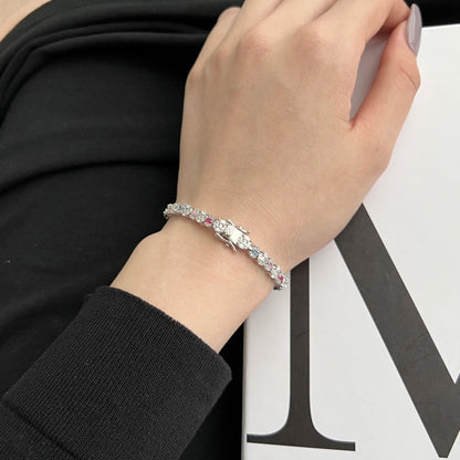 [GALE]Dazzling Radiant Multi Cut Daily Bracelet