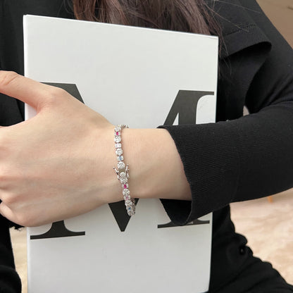 [GALE]Dazzling Radiant Multi Cut Daily Bracelet