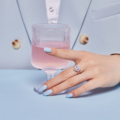 [NOVO]繊細で輝くハートシェイプの結婚指輪