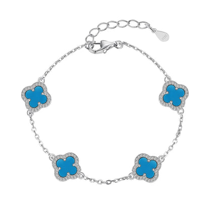 [GALE]Four-Leaf Clover Exquisite Bracelet