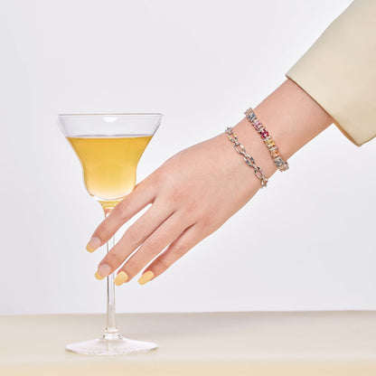 [GALE]Dazzling Colorful Daily Bracelet