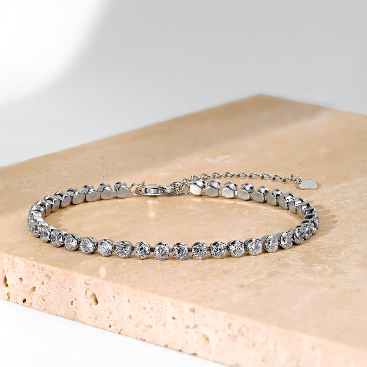 [GALE]Dazzling Sparkling Round Cut Daily Bracelet