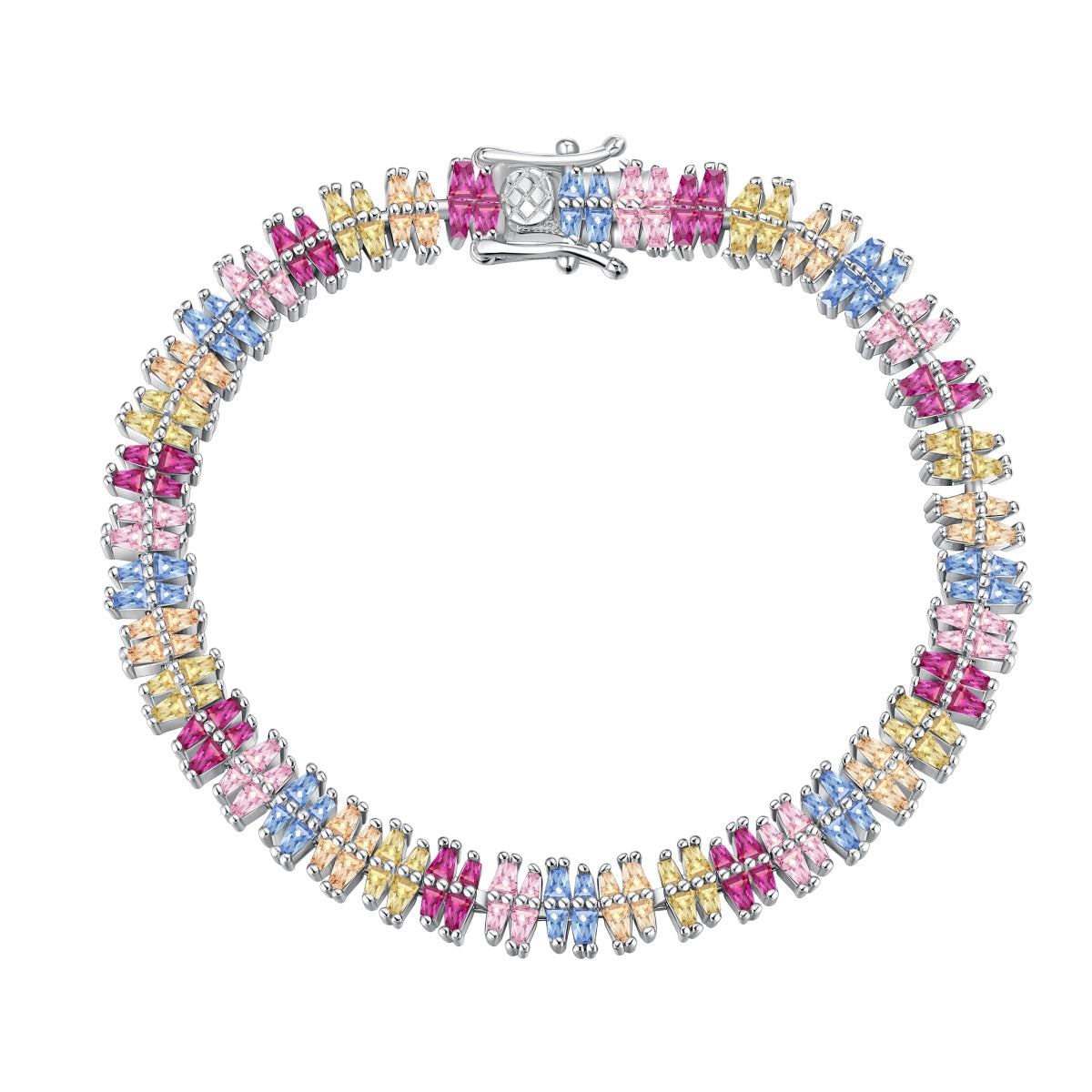 [GALE]Sparkling Exquisite Multi Cut Party Bracelet