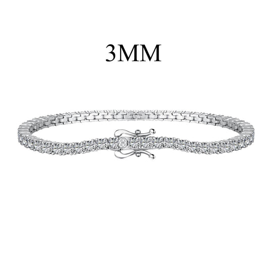 [GALE]Dainty Charming Round Cut Tennis Bracelet