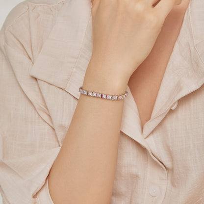 [GALE]Unique Colorful Flower Shape Daily Bracelet