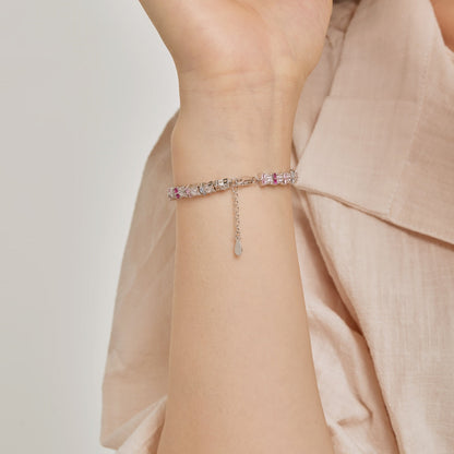 [GALE]Unique Colorful Flower Shape Daily Bracelet