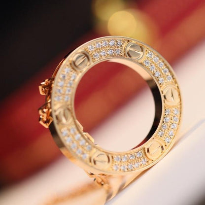 [GALE]LOVE NECKLACE ADJUSTABLE ROSE GOLD