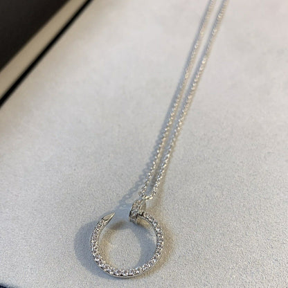 [GALE]JUSTE NECKLACE SILVER DIAMONDS