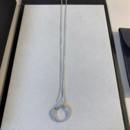 [GALE]JUSTE NECKLACE SILVER DIAMONDS