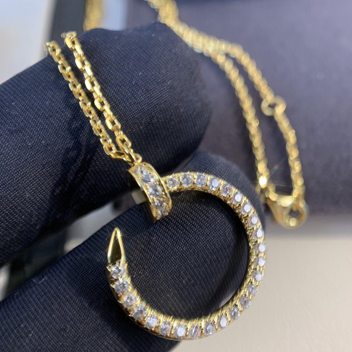 [GALE]JUSTE NECKLACE GOLD DIAMONDS