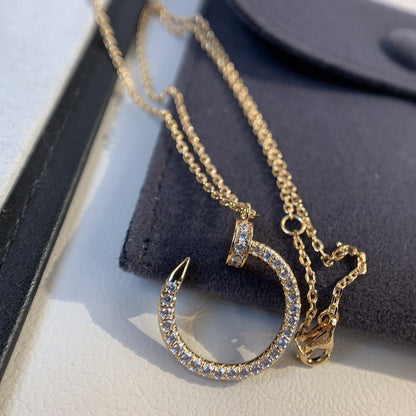 [GALE]JUSTE NECKLACE PINK GOLD DIAMONDS