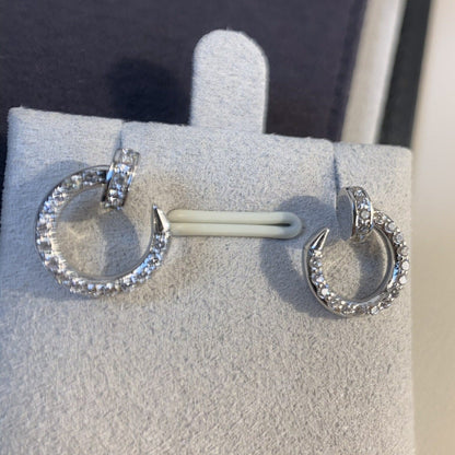 [GALE]JUSTE EARRINGS SILVER DIAMONDS