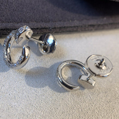 [GALE]JUSTE EARRINGS SILVER DIAMONDS