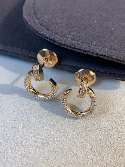[GALE]JUSTE EARRINGS GOLD DIAMONDS