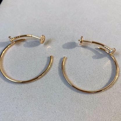 [GALE]JUSTE EARRINGS GOLD DIAMONDS 1.8MM