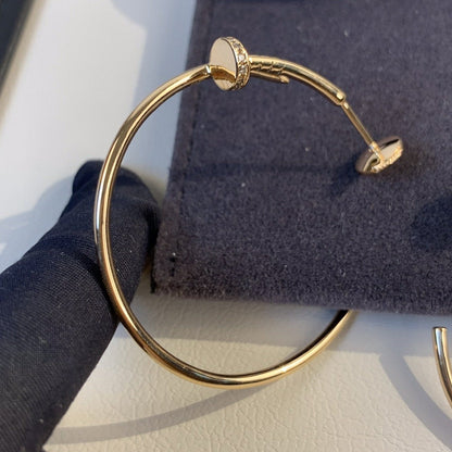 [GALE]JUSTE EARRINGS GOLD DIAMONDS 1.8MM