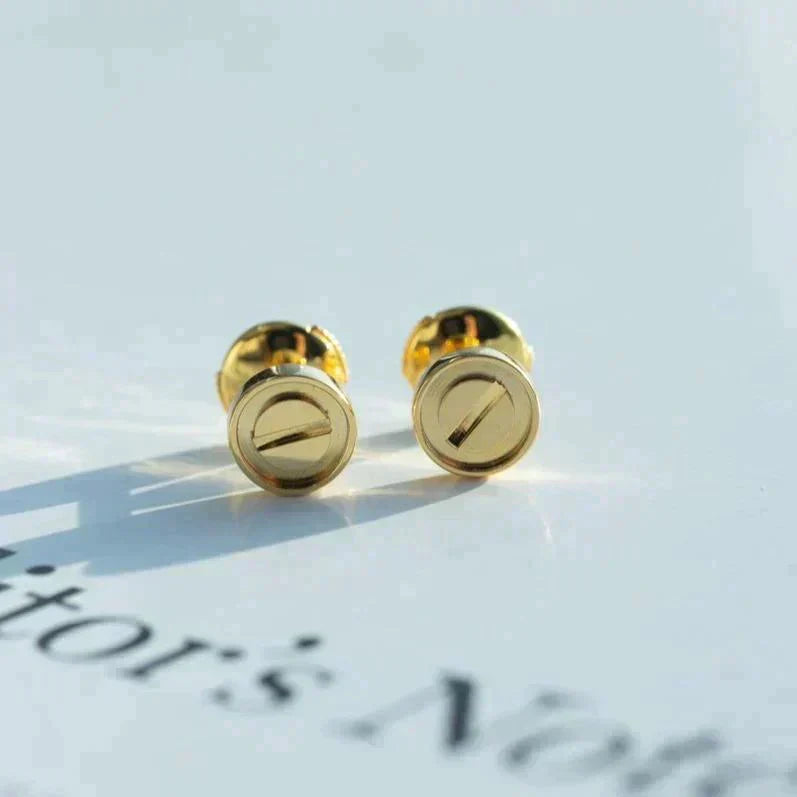 [GALE]LOVE EARRINGS GOLD 10MM